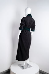 Black Pyjama Chic Robe - ZAID FAROUKI