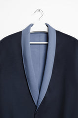 Navy-Blue Reversible Suit Jacket