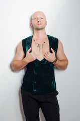 Emerald Waistcoat - ZAID FAROUKI