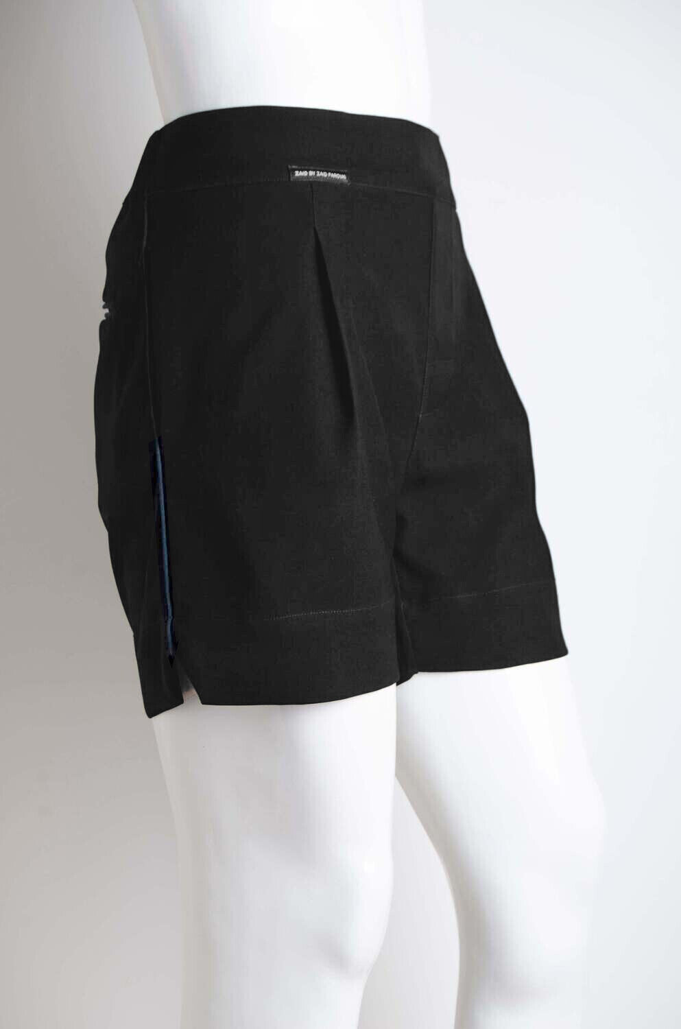 Black Pyjama Chic Shorts - ZAID FAROUKI