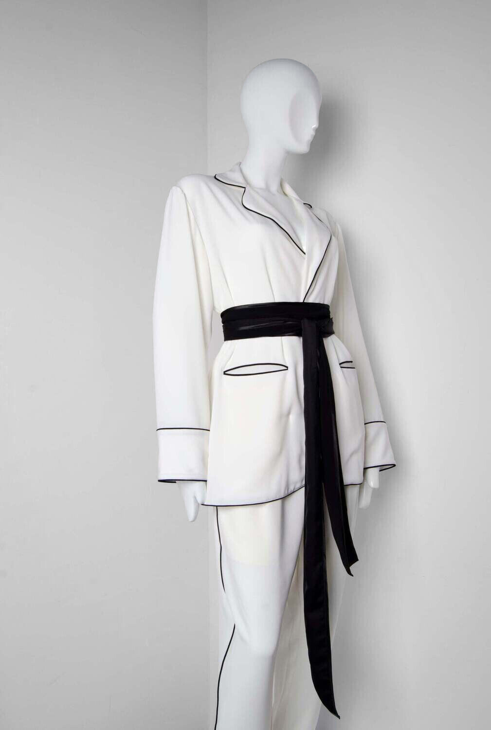 White Pyjama Chic Shirt - ZAID FAROUKI