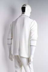 White Pyjama Chic Shirt - ZAID FAROUKI
