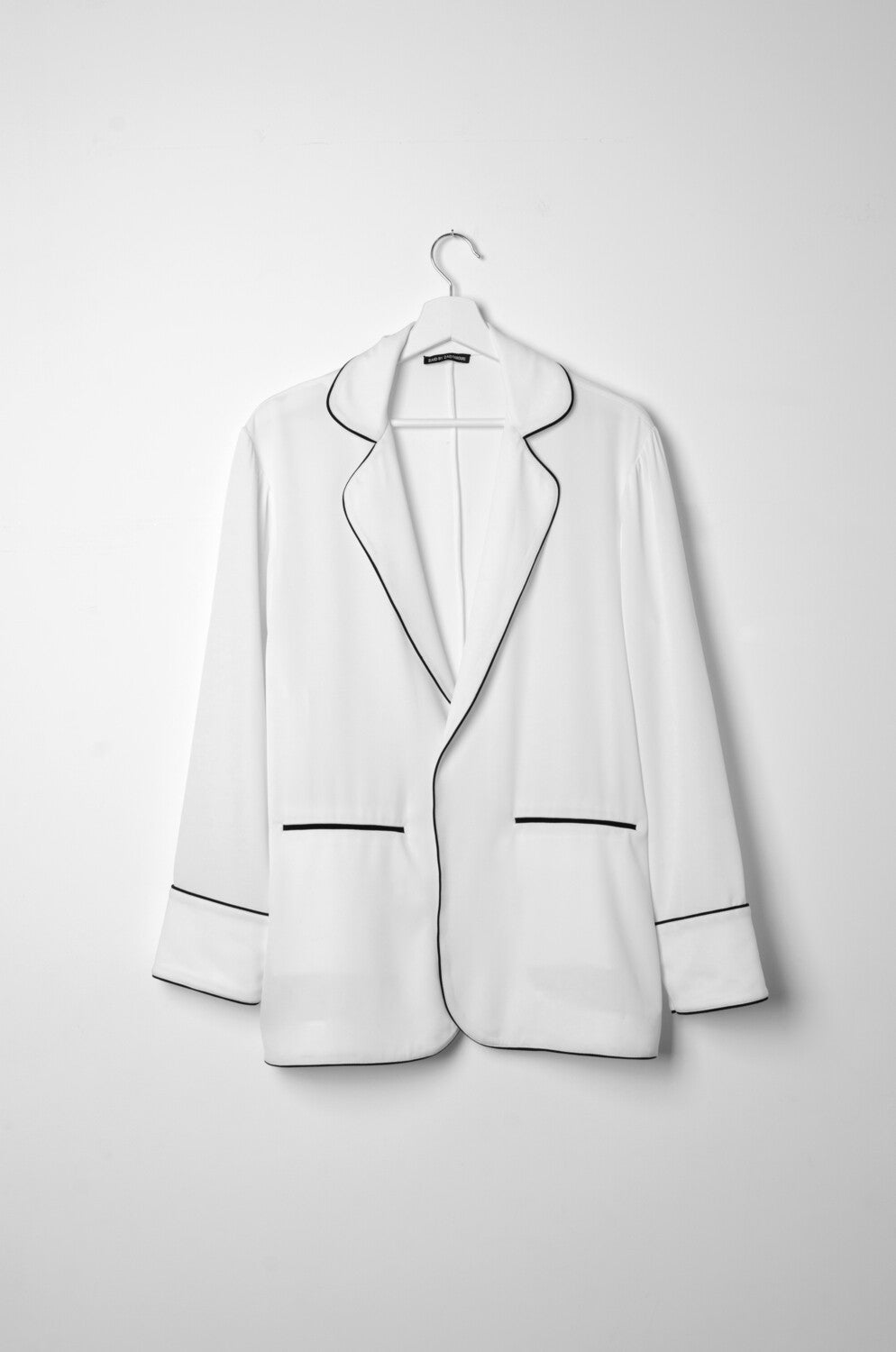 White Pyjama Chic Shirt - ZAID FAROUKI