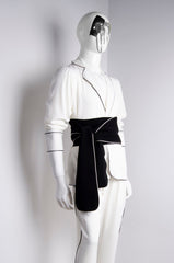 White Pyjama Chic Shirt - ZAID FAROUKI