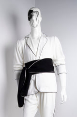 White Pyjama Chic Shirt - ZAID FAROUKI