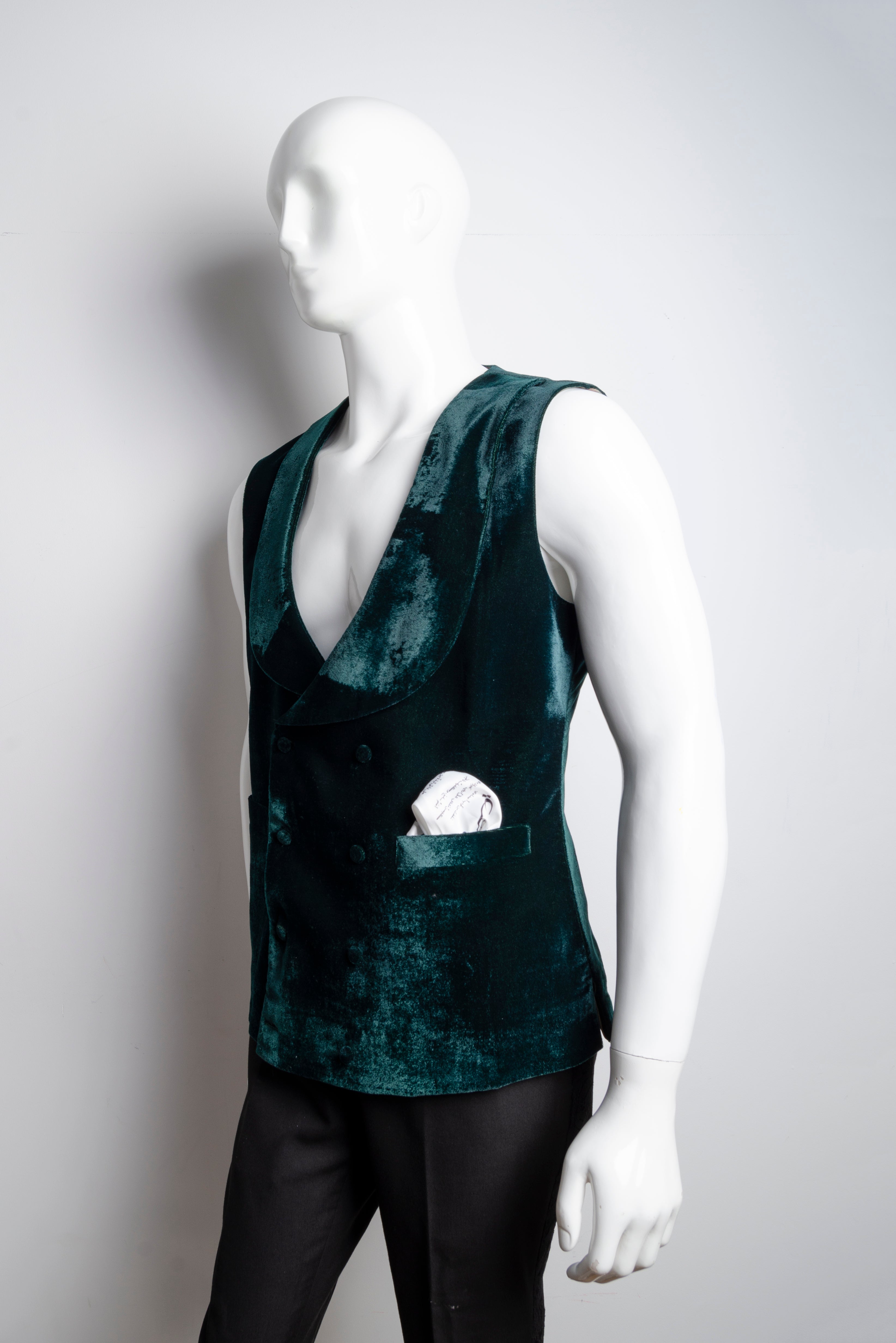 Emerald Waistcoat - ZAID FAROUKI