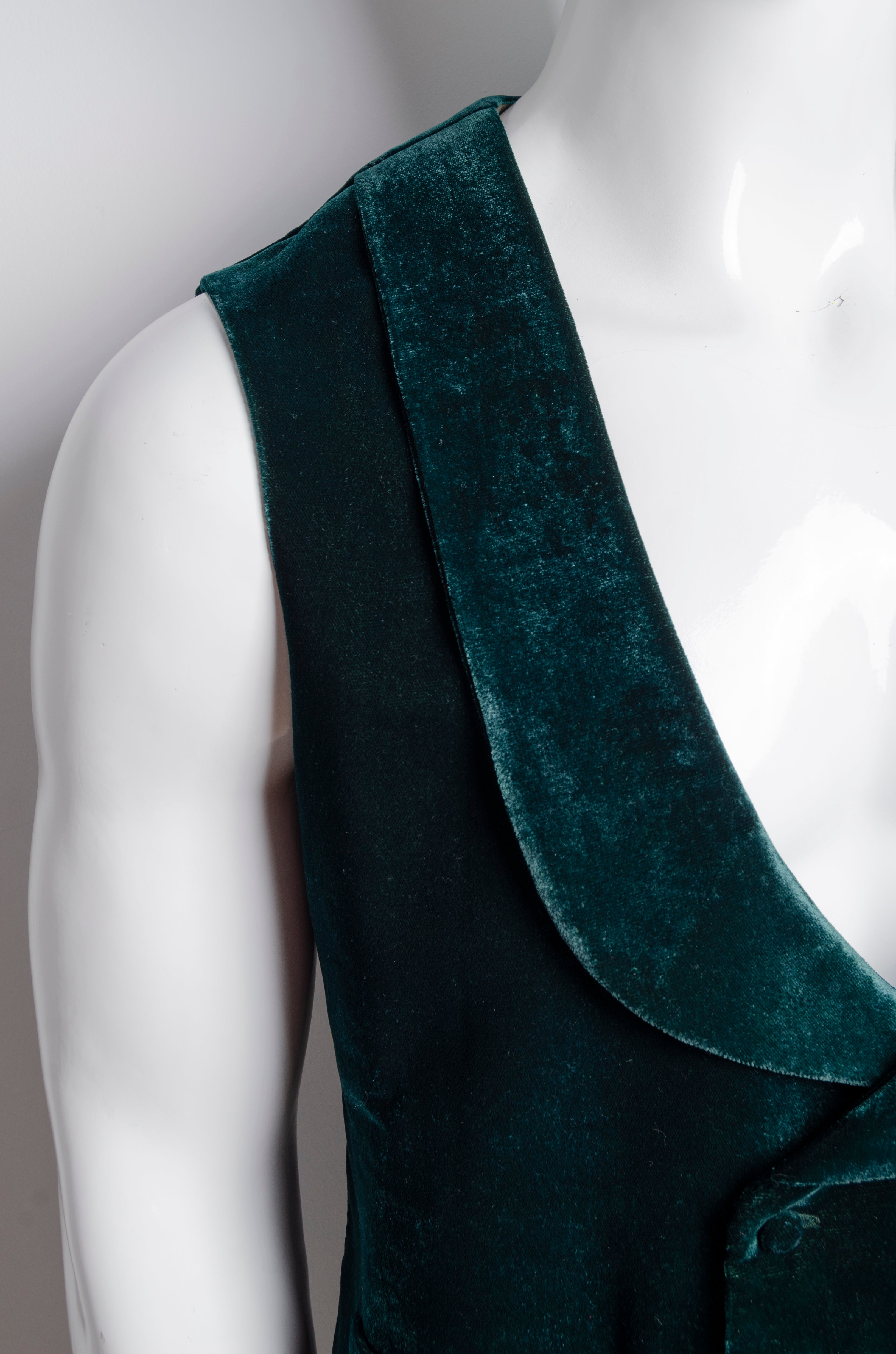 Emerald Waistcoat - ZAID FAROUKI