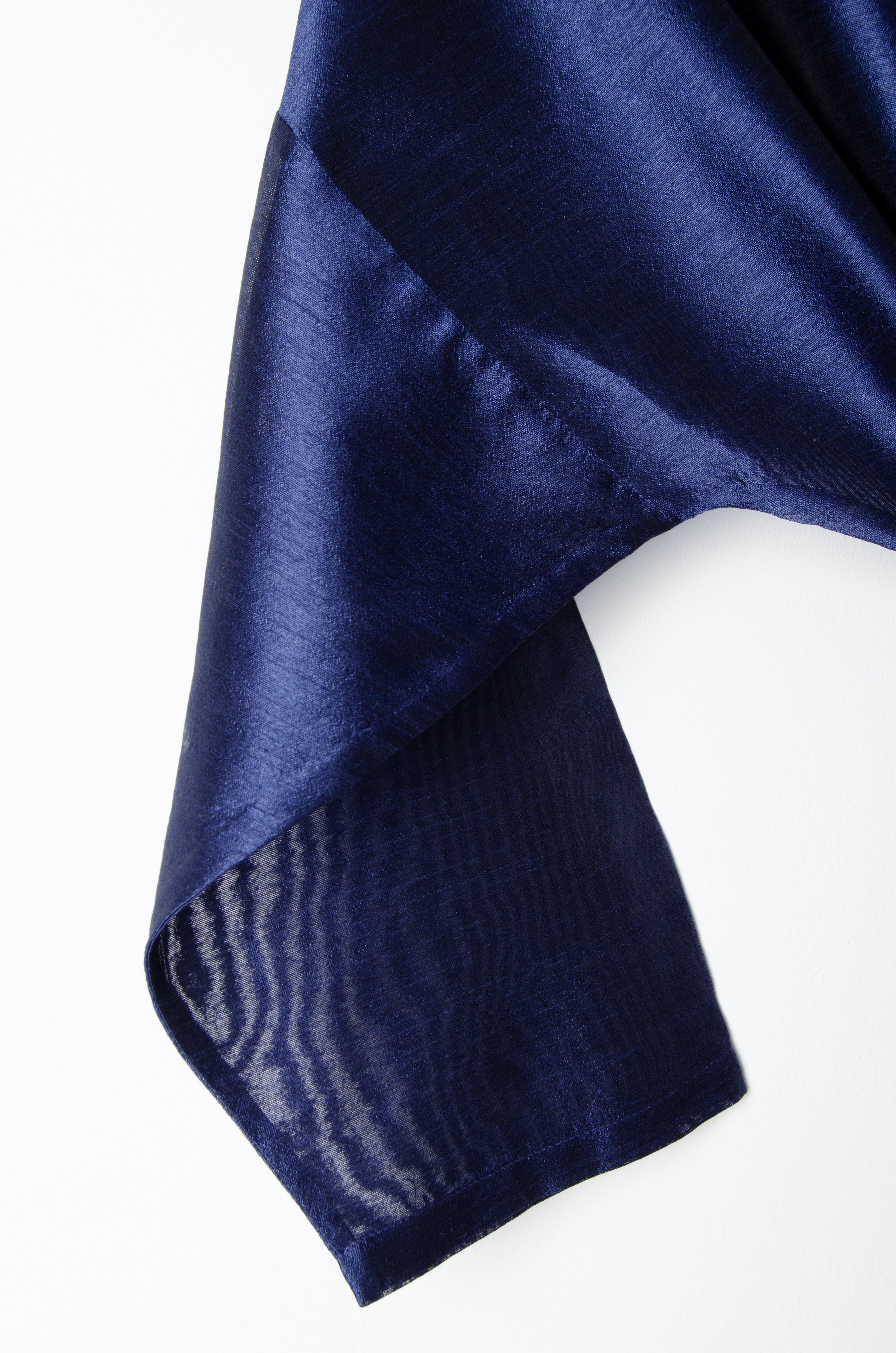 Raw Silk Tie Abaya - ZAID FAROUKI