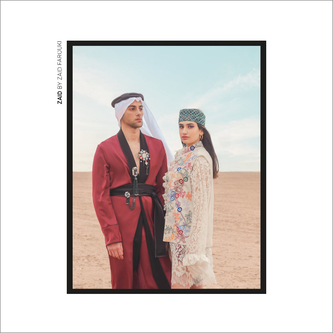 Deconstructed Palestinian Headpiece - ZAID FAROUKI