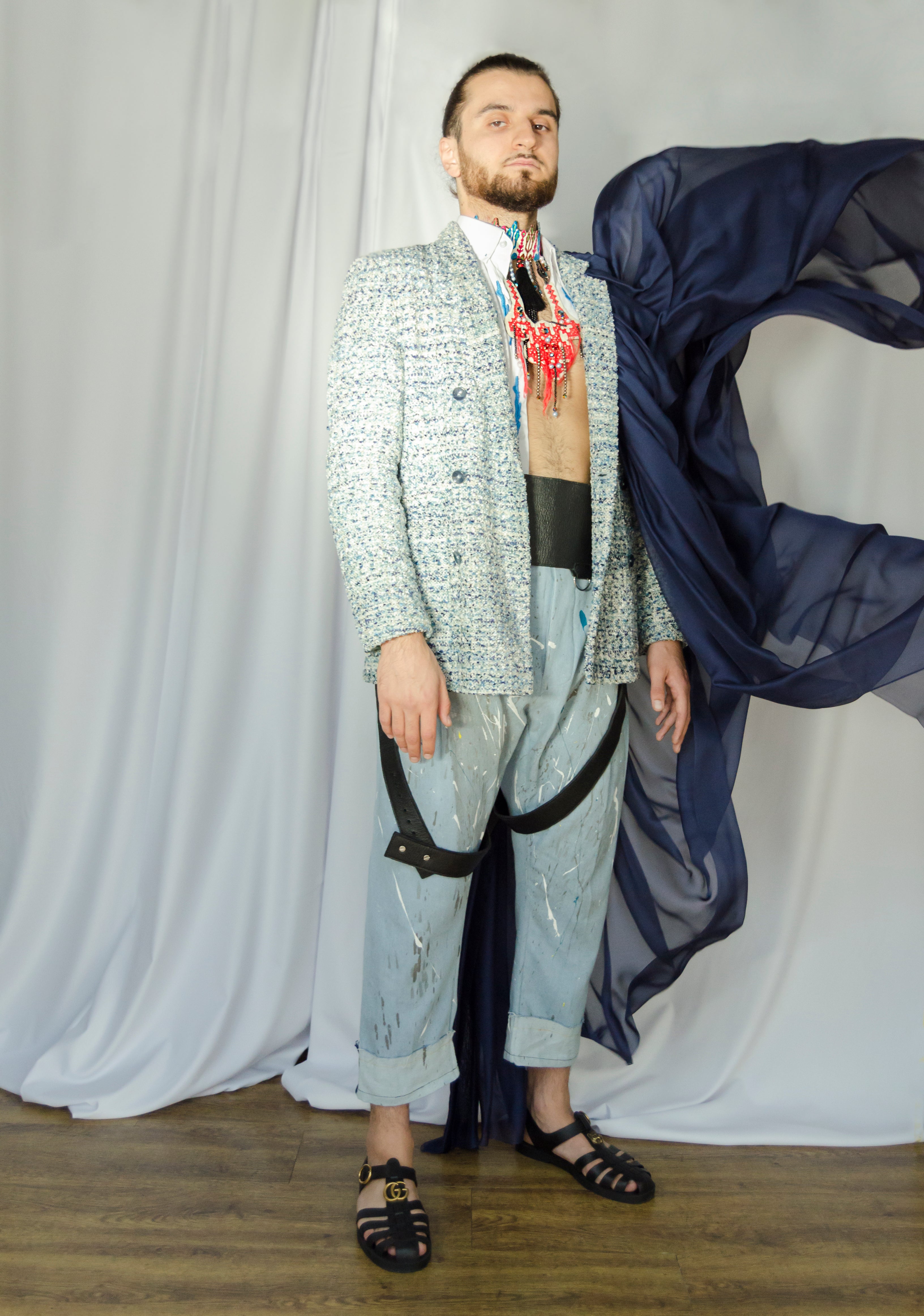 The Painted Denim Jeans - ZAID FAROUKI