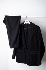 Black Pyjama Chic Pants - ZAID FAROUKI