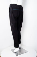 Black Pyjama Chic Pants - ZAID FAROUKI