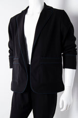 Black Pyjama Chic Shirt - ZAID FAROUKI