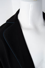 Black Pyjama Chic Shirt - ZAID FAROUKI