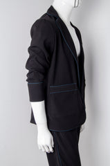 Black Pyjama Chic Shirt - ZAID FAROUKI