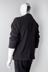Black Pyjama Chic Shirt - ZAID FAROUKI