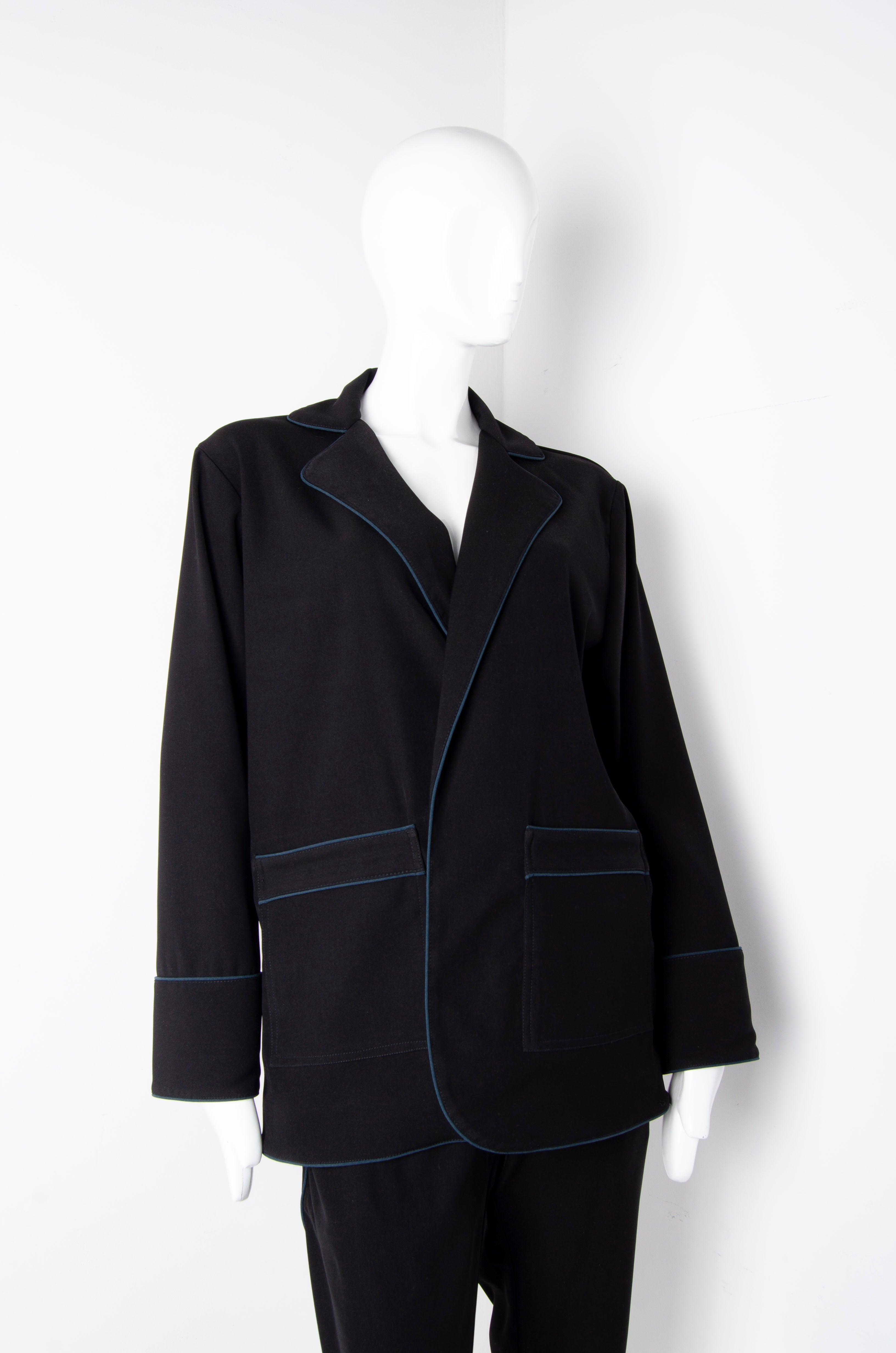 Black Pyjama Chic Shirt - ZAID FAROUKI