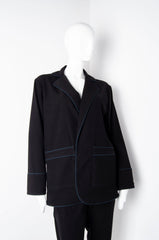 Black Pyjama Chic Shirt - ZAID FAROUKI
