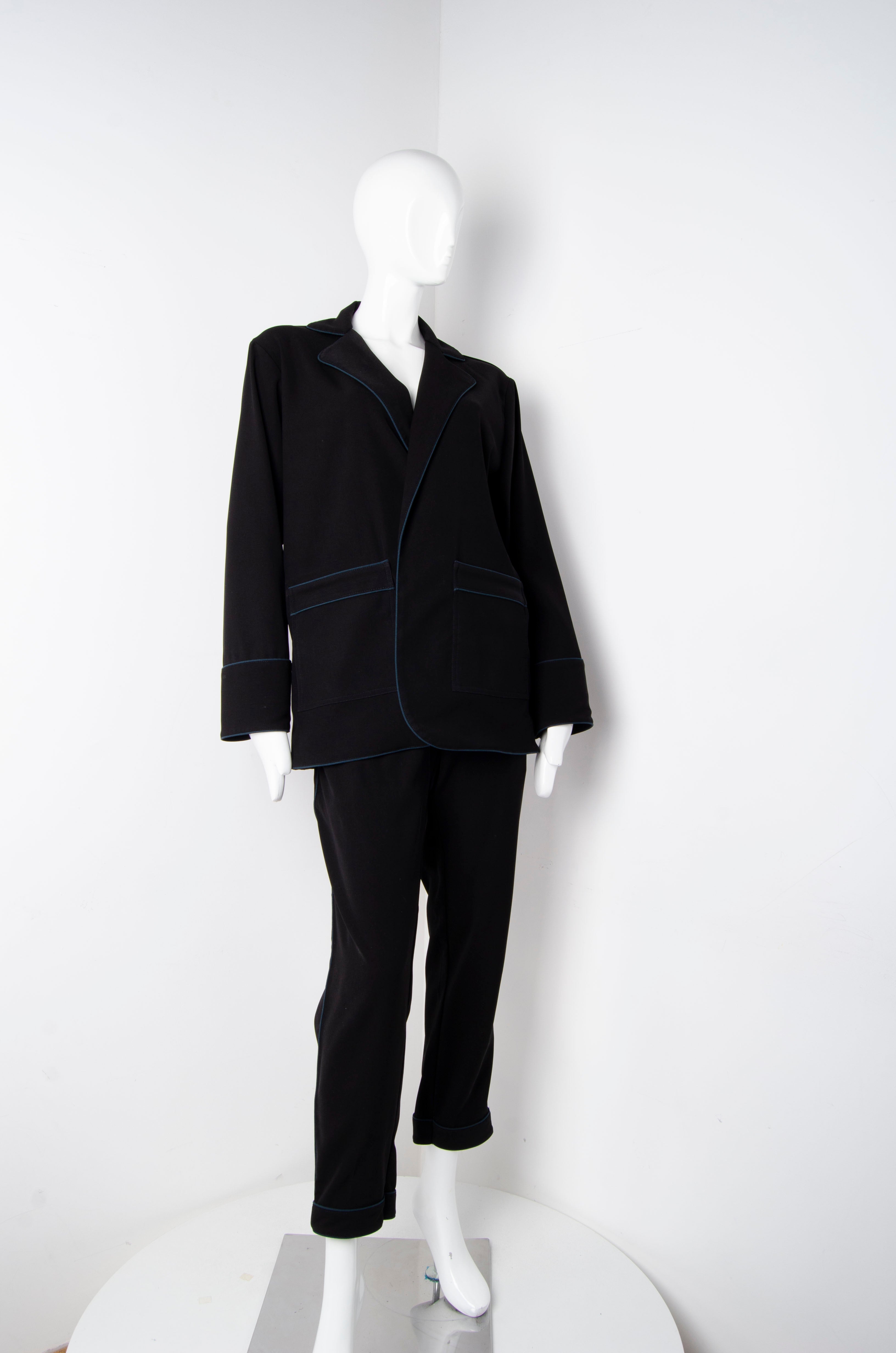 Black Pyjama Chic Shirt - ZAID FAROUKI