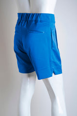 Nile Blue Tailored Shorts - ZAID FAROUKI