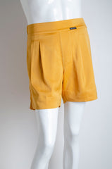 Amber Yellow Tailored Shorts - ZAID FAROUKI