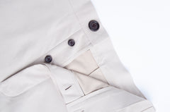 Beige Cotton Shorts - ZAID FAROUKI