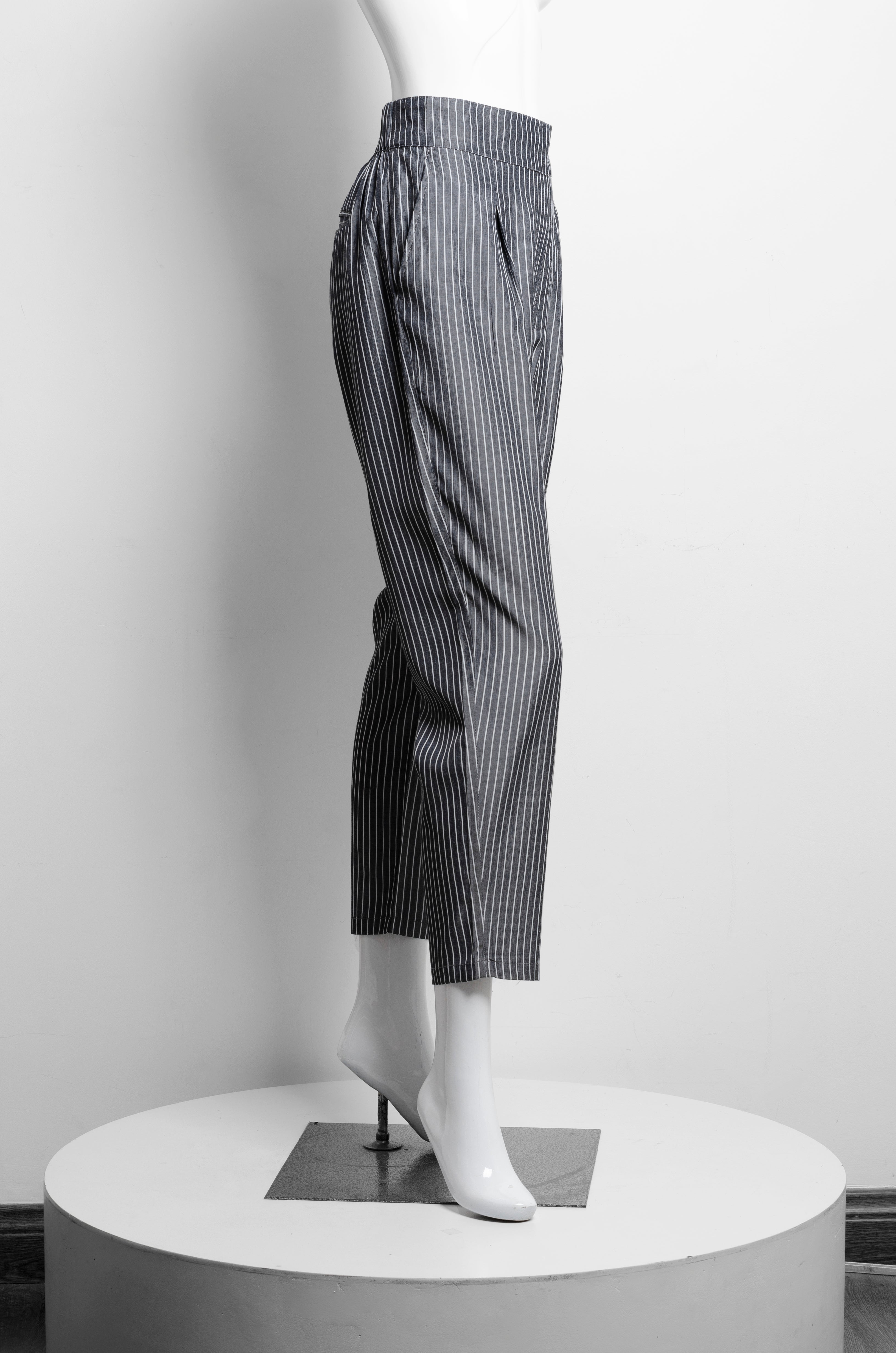 Striped Grey Trousers