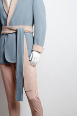Blue-Pink Reversible Suit Jacket
