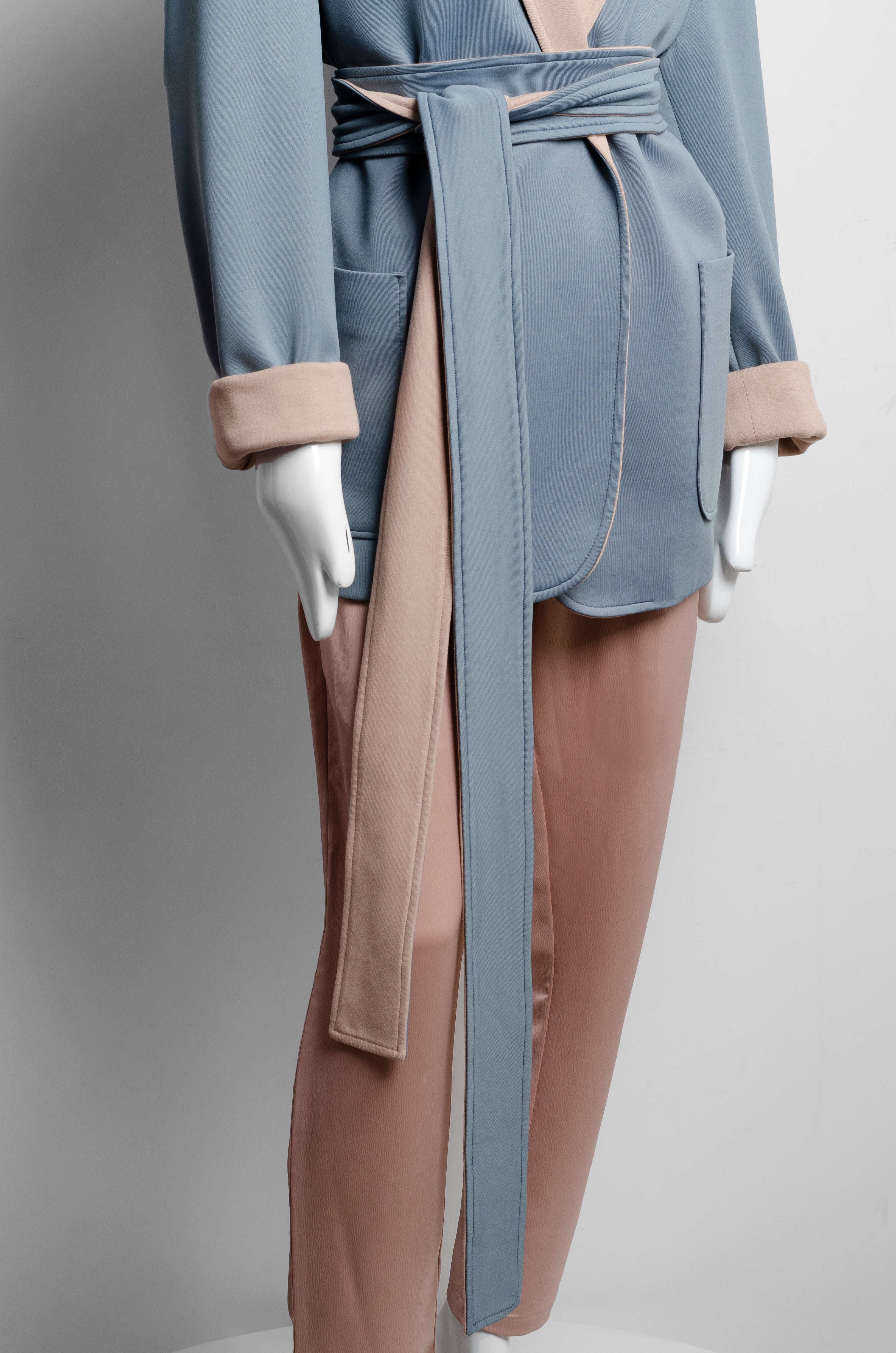 Blue-Pink Reversible Suit Jacket
