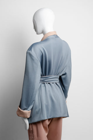 Blue-Pink Reversible Suit Jacket