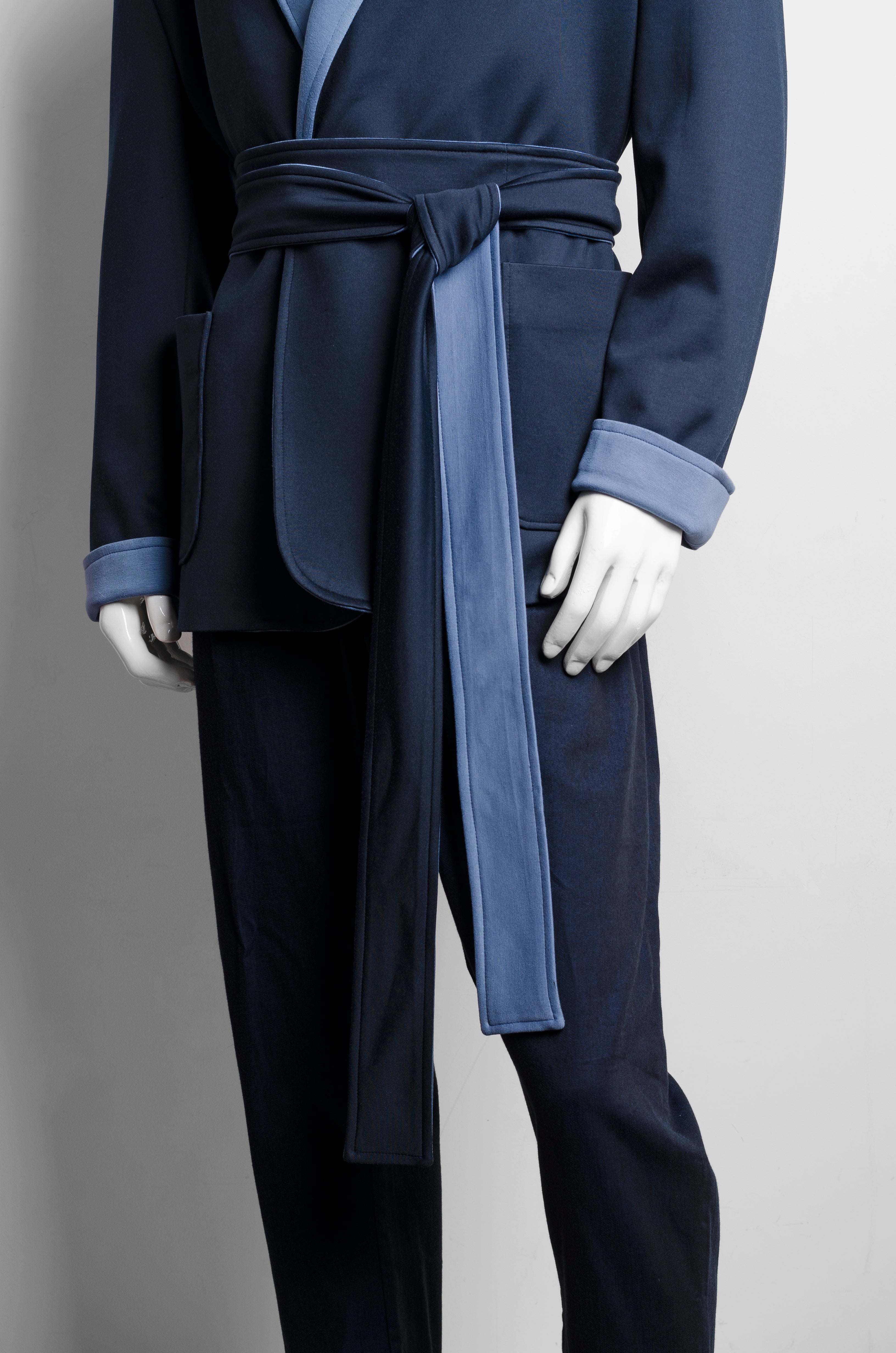 Navy-Blue Reversible Suit Jacket