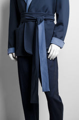 Navy-Blue Reversible Suit Jacket