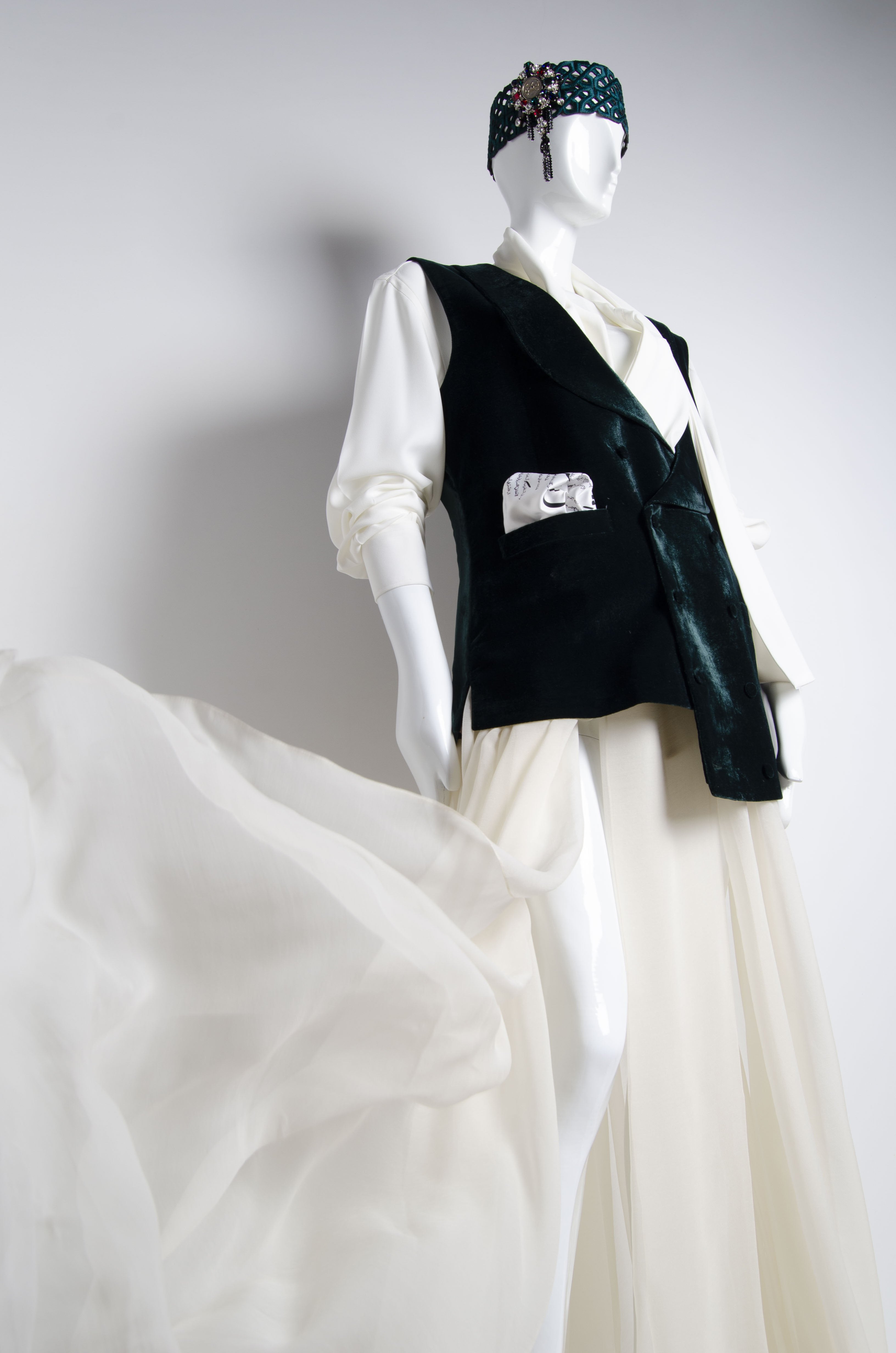 Emerald Waistcoat - ZAID FAROUKI