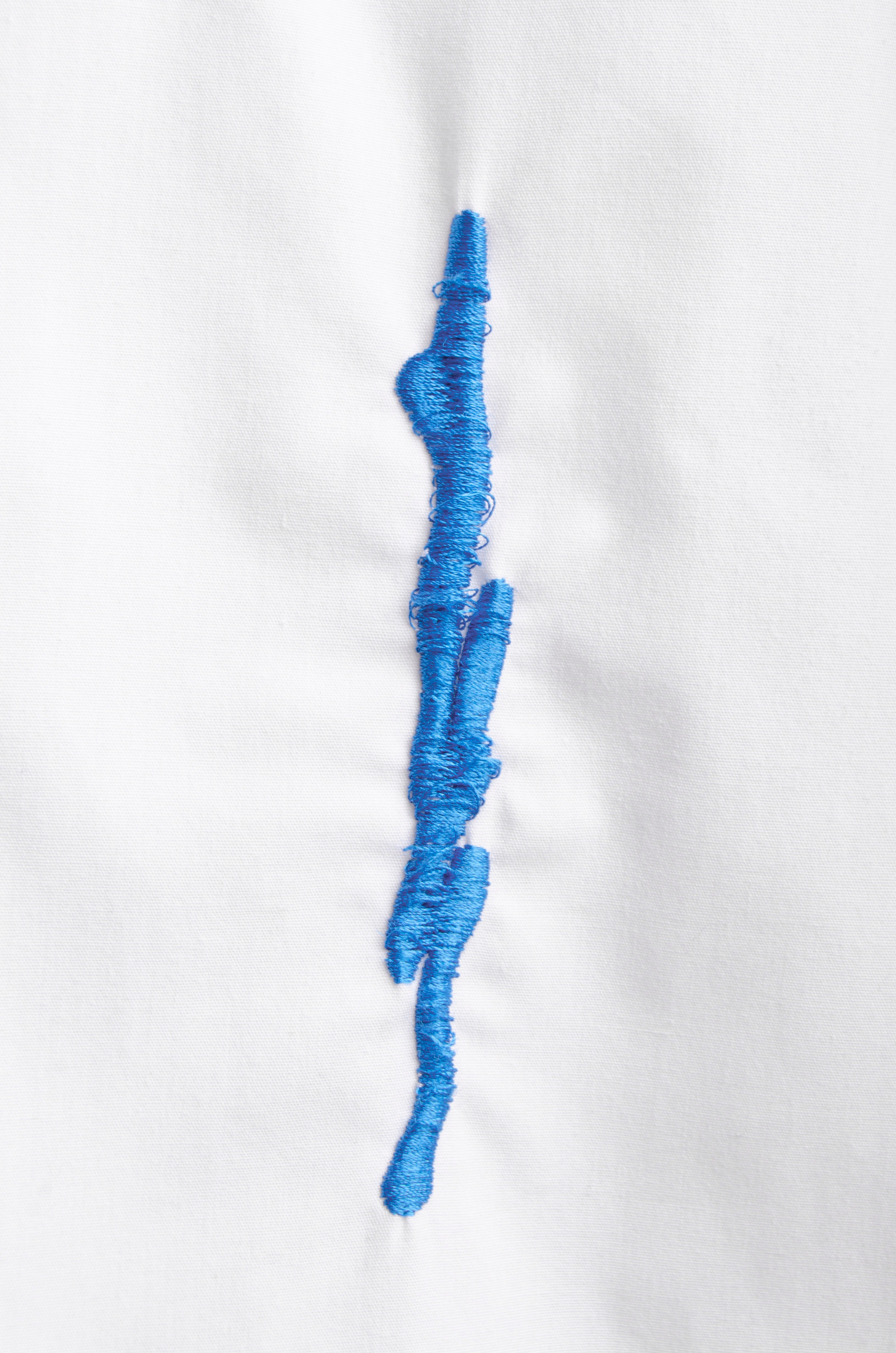 Embroidered White Shirt - ZAID FAROUKI