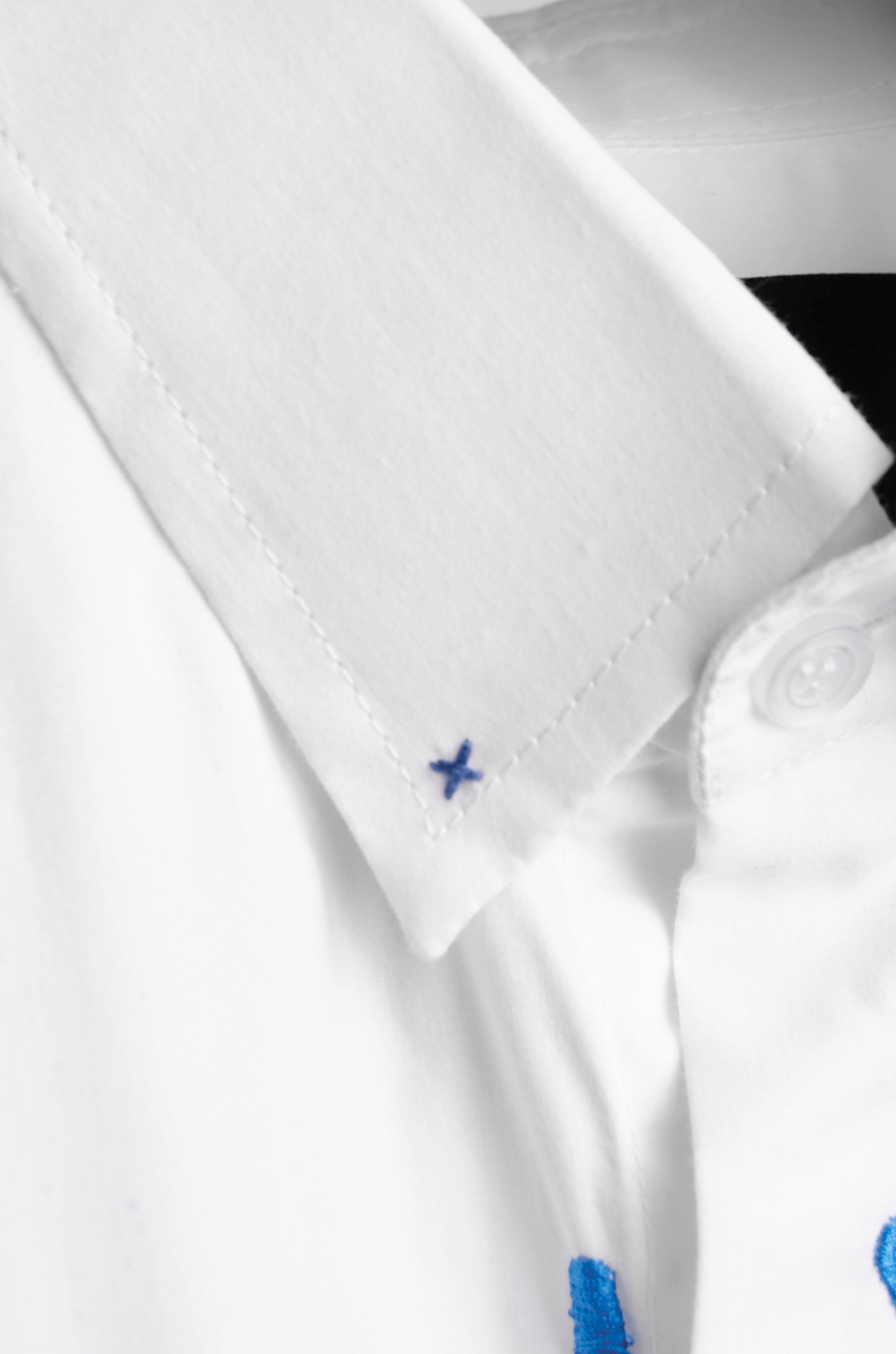 Embroidered White Shirt - ZAID FAROUKI