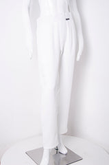 White Tailored Trousers - ZAID FAROUKI