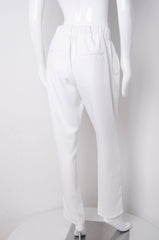 White Tailored Trousers - ZAID FAROUKI