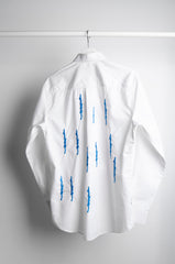 Embroidered White Shirt - ZAID FAROUKI