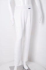 White Tailored Trousers - ZAID FAROUKI