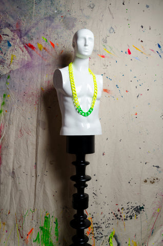 Two-Tone Chain Link Necklace - BiC - ZAID FAROUKI
