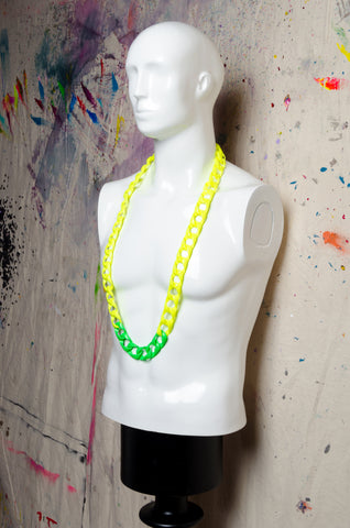 Two-Tone Chain Link Necklace - BiC - ZAID FAROUKI