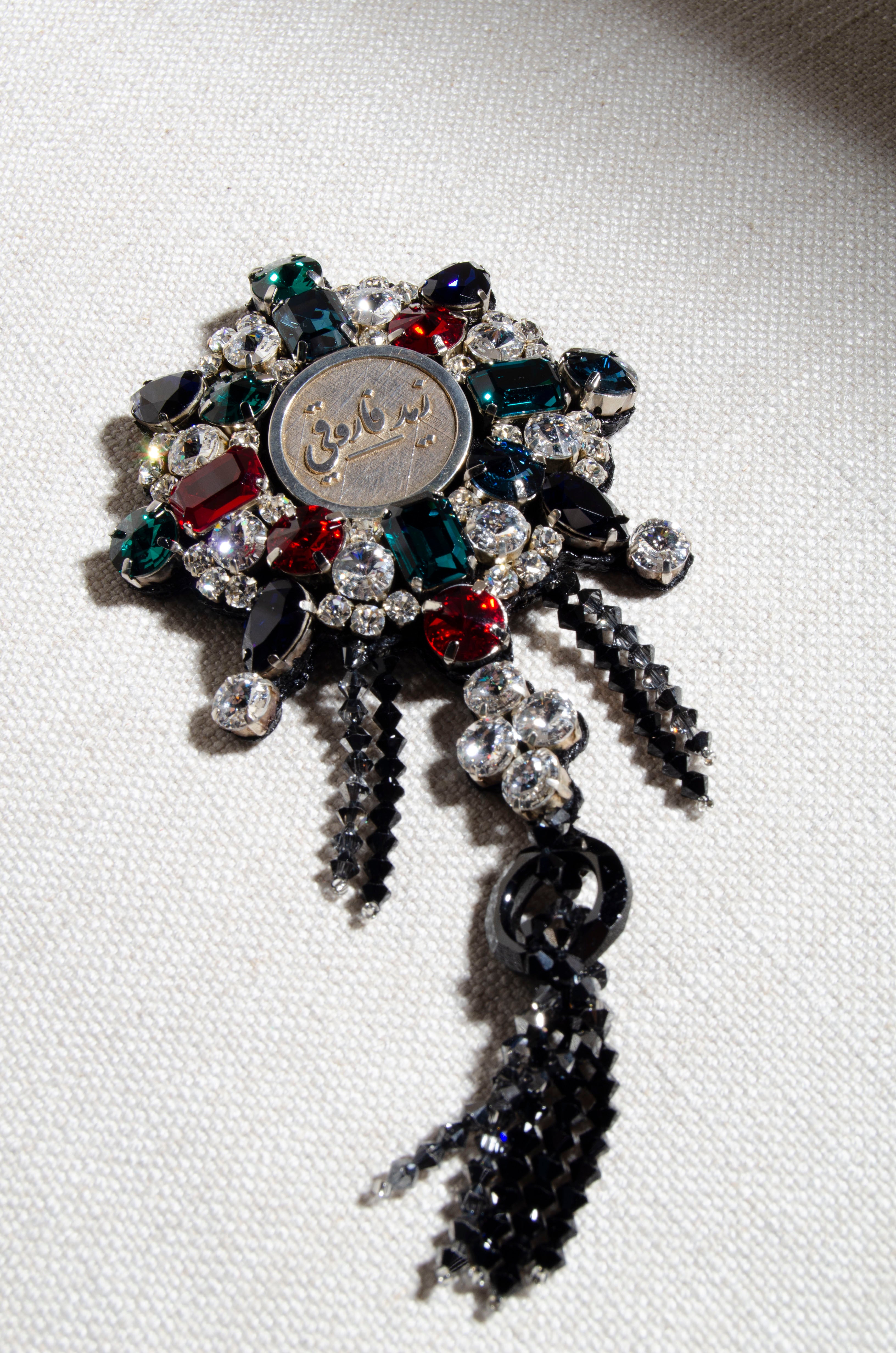 Zaid Farouki Crystal Brooch - ZAID FAROUKI