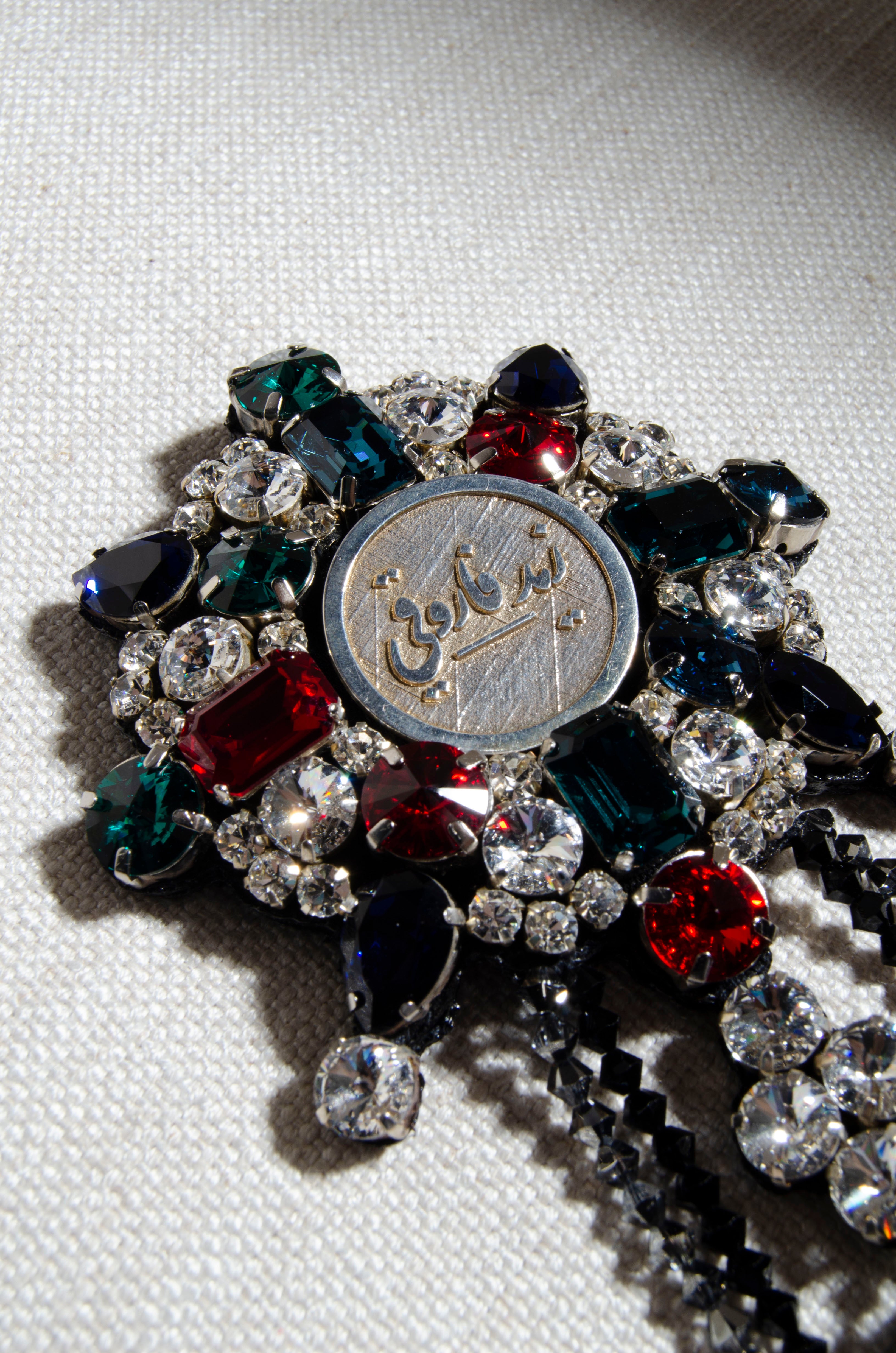 Zaid Farouki Crystal Brooch - ZAID FAROUKI