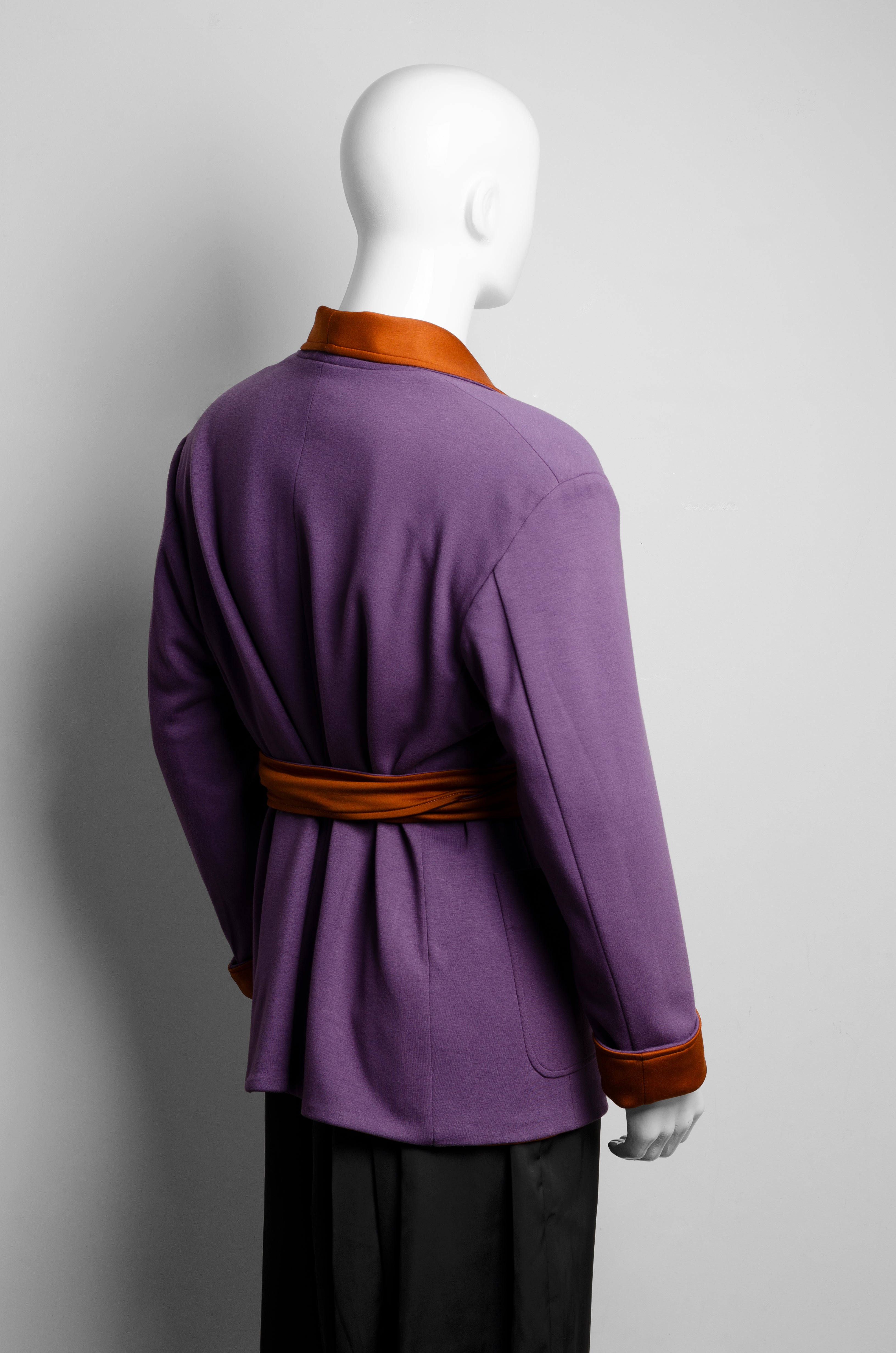 Rustic Copper-Purple Reversible Suit Jacket