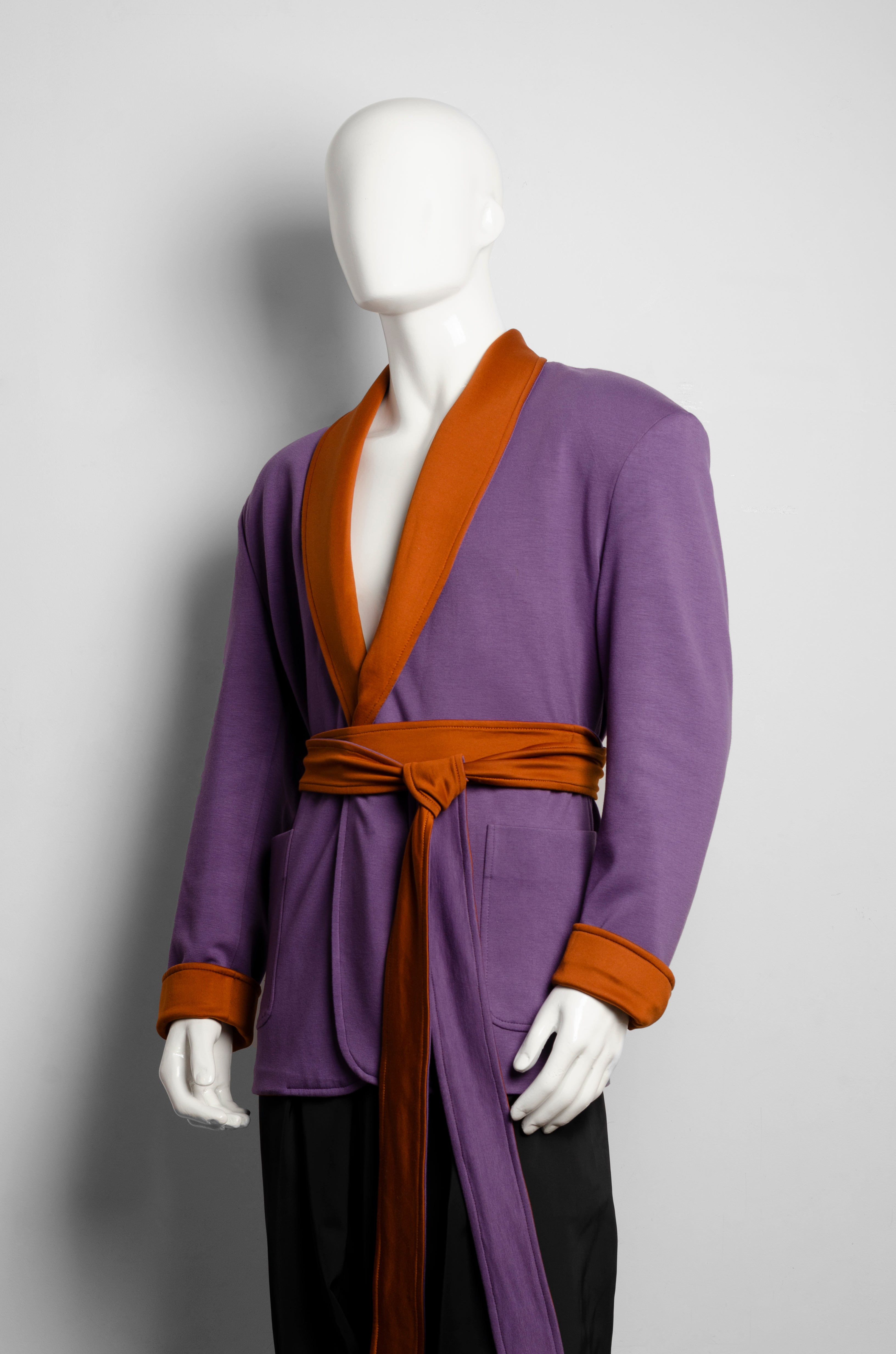 Rustic Copper-Purple Reversible Suit Jacket