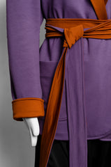 Rustic Copper-Purple Reversible Suit Jacket