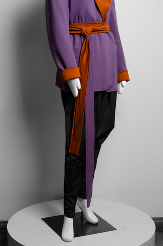 Rustic Copper-Purple Reversible Suit Jacket