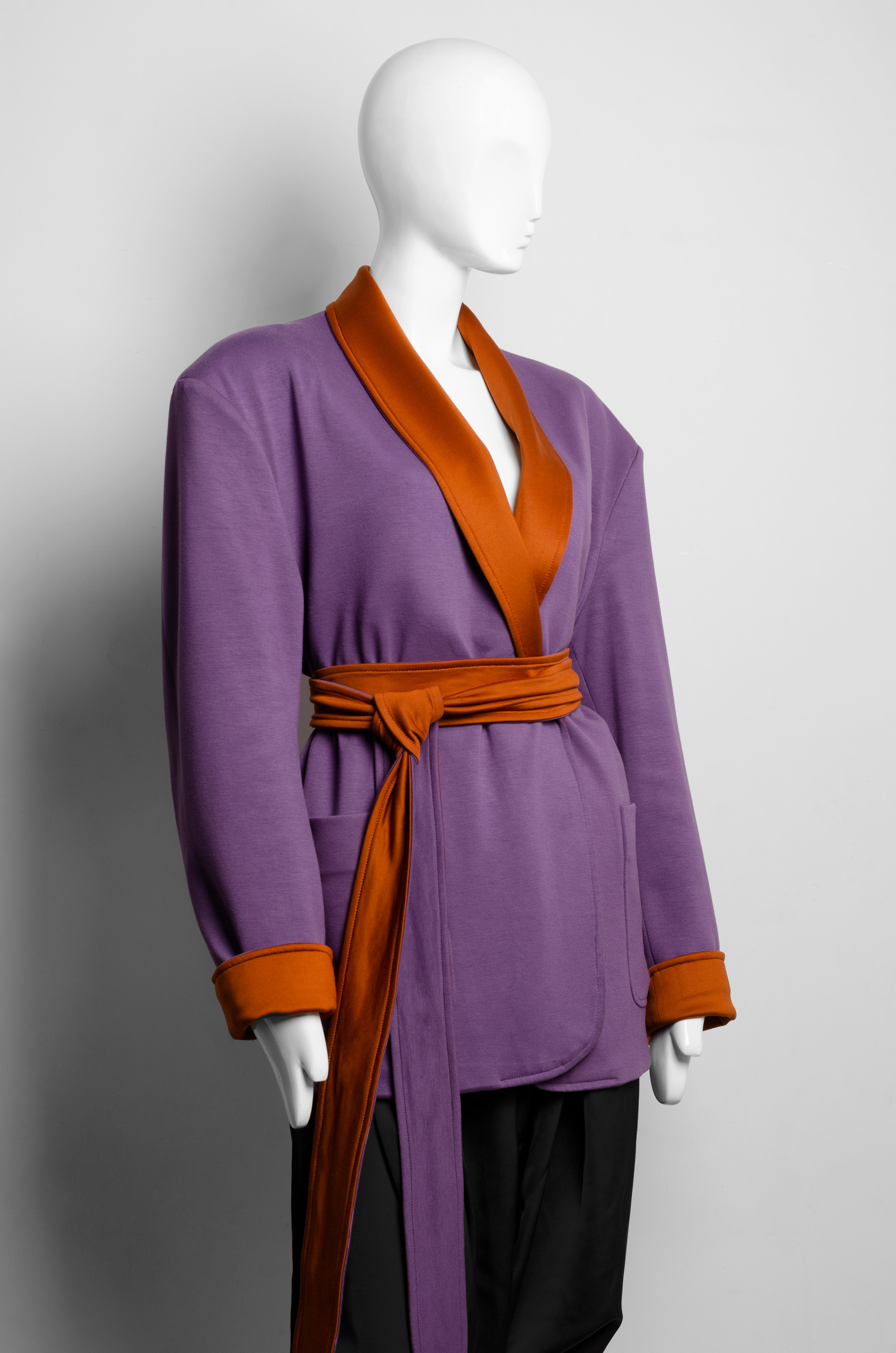 Rustic Copper-Purple Reversible Suit Jacket