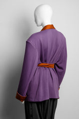 Rustic Copper-Purple Reversible Suit Jacket