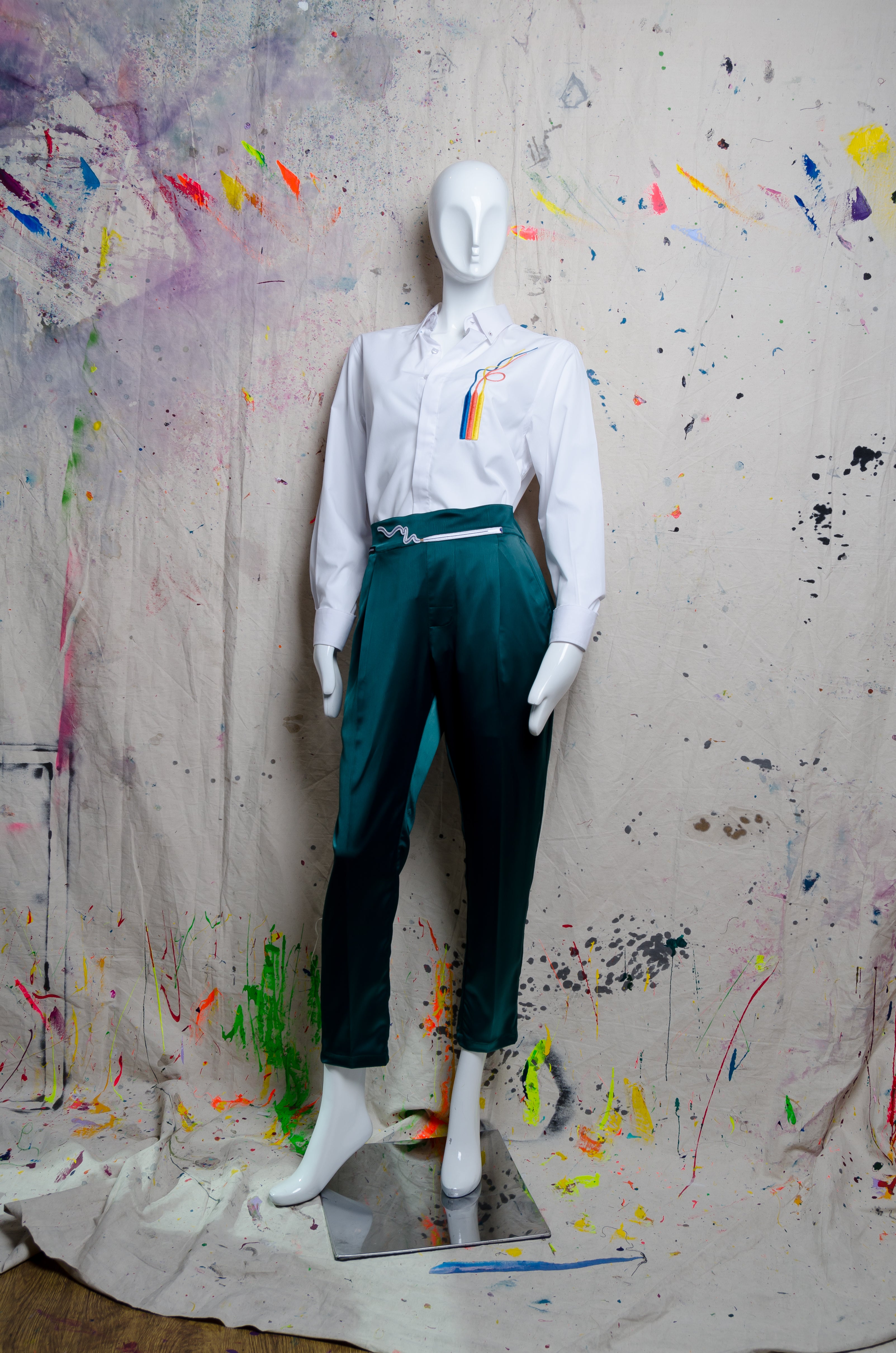 Tailored Trousers - BiC - ZAID FAROUKI